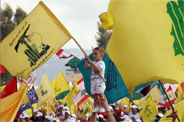 حسین فاطمی،جشن پیروزی حزب الله، بیروت